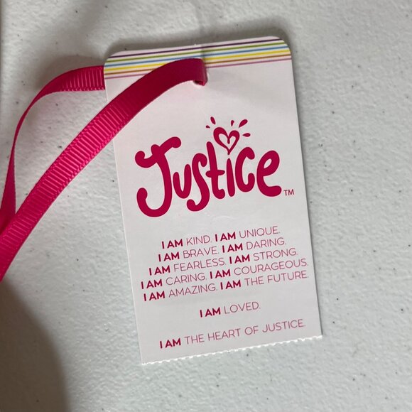 Justice Girls Reversible Sports Bra Black Gold Shiny Size Large 12/14 New - Picture 10 of 12